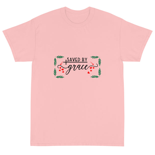 APsavings Saved by Grace - Short Sleeve T-Shirt