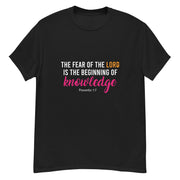 APsavings -The fear of the Lord is the beginning of knowledge - Unisex classic tee