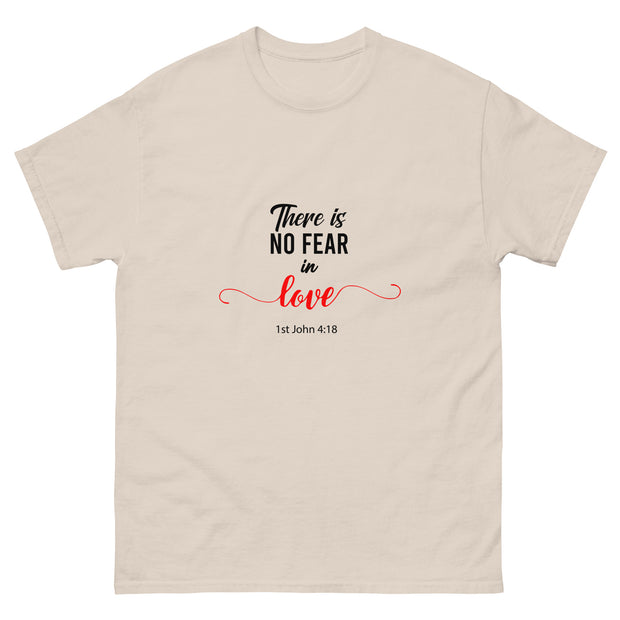 APsavings -There is no fear in love - classic tee