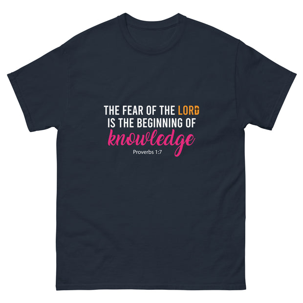 APsavings - The fear of the Lord is the beginning of knowledge - classic tee