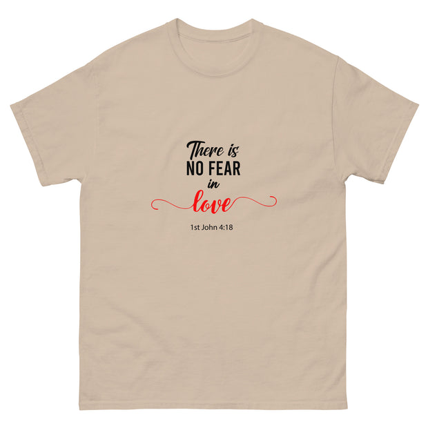 APsavings -There is no fear in love - classic tee