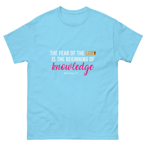 APsavings - The fear of the Lord is the beginning of knowledge - classic tee