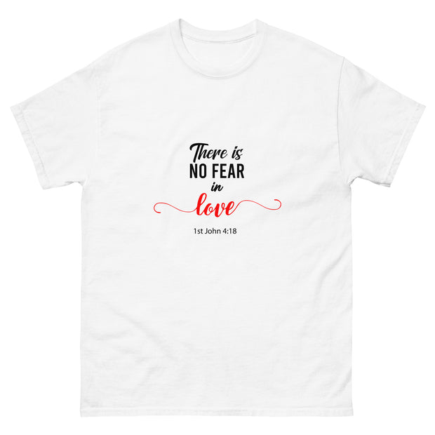 APsavings -There is no fear in love - classic tee